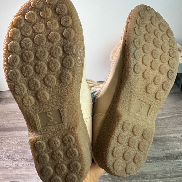 Sam Edelman Fur Lined Multi Color Woven boots size 6 - Picture 5 of 8